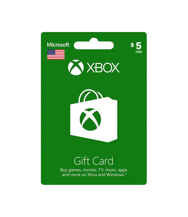 xbox gift card 5 usd